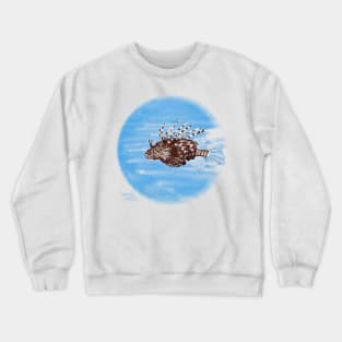 A zebra fish - scuba diving Crewneck Sweatshirt